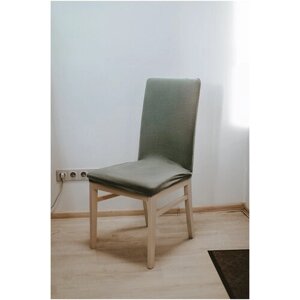 QWERTY Чехол на стул "Вельвет", 100% полиэстер, цвет "бирюзовый"