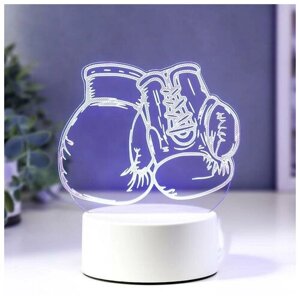 RISALUX Светильник "Боксерские перчатки" LED RGB от сети