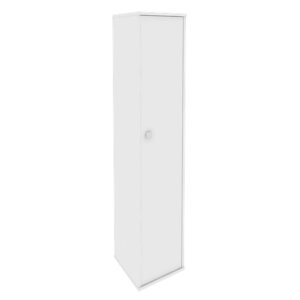 Шкаф для документов высокий узкий правый (1 высокая дверь ЛДСП) Style Riva Л. СУ-1.9Пр Белый 412х410х1980