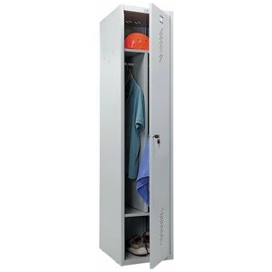 Шкаф металлический для одежды практик LS-11-40D, 2 отделения, 1830x418x500 мм, 24 кг, разборный шт.