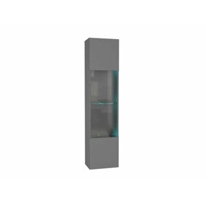 Шкаф POINT 42, серый графит, подвесной, с подсветкой