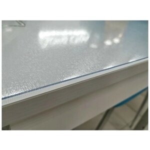 Силиконовая скатерть на стол гибкое стекло 80x200 см 2мм рифленаямягкое стекло жидкое стекло