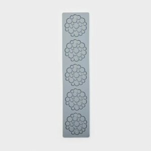 Силиконовый коврик для айсинга Доляна «Пузыри», 27,850,3 см, цвет серый