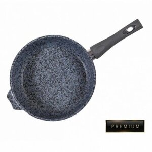 Сковорода Мечта Посуда мечта "Premium"grey) несъемная ручка, 22см