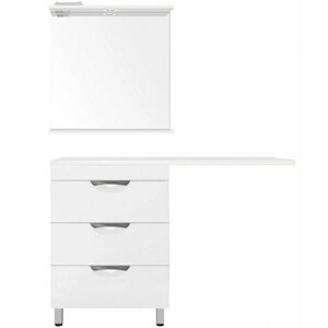 Style Line Комплект мебели Жасмин/Даллас 120 Люкс PLUS L (3 ящика) белый
