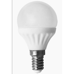 Светодиодная лампа LED "Шар" 5 Вт, 4500 К, E14, G45, 5 шт .