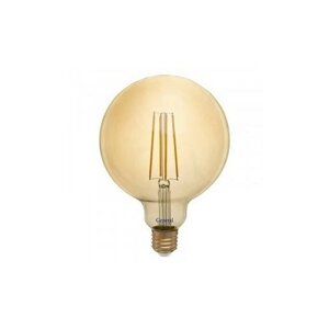 Светодиодная LED лампа General LOFT шар G125S E27 10W 2700K 2K 125x165 филамент (нитевид) золотая 655310 (упаковка 10 штук)
