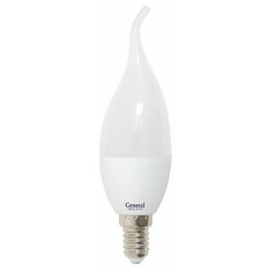 Светодиодные лампы, General, Комплект из 3 шт, Мощность 10 Вт, Цоколь E14, Холодный свет