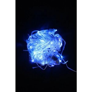 Световой занавес (водопад) цвет синий, 2х3м, шнур прозрачного цвета, IP 20 Артикул: GG1802