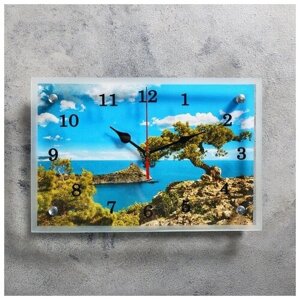 Сюжет Часы-картина настенные, серия: Природа, "Крым, море", 20х30 см