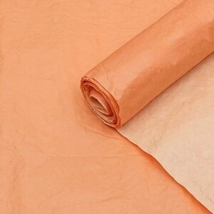 UPAK LAND Бумага упаковочная "Эколюкс двухцветная", микс оранжевый-желтая пастель, 0,67 x 5 м