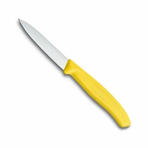 Victorinox Kitchen 6.7606. L118 Нож кухонный victorinox swiss classic, стальной, для чистки овощей и фруктов, лезв. 80мм, прямая заточка, желтый