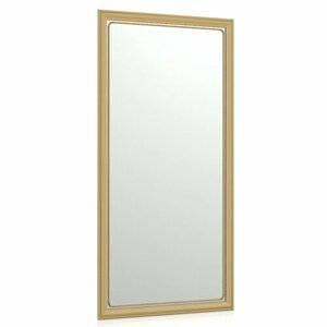 Зеркало 118Б орех, ШхВ 65х130 см, зеркала для офиса, прихожих и ванных комнат, горизонтальное или вертикальное крепление