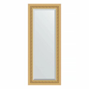 Зеркало Evoform Exclusive BY 1254 55x135 с фацетом в багетной раме, сусальное золото
