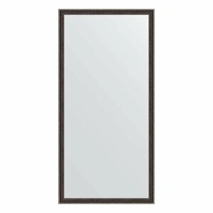 Зеркало настенное EVOFORM в багетной раме витой махагон, 48х98 см, для гостиной, прихожей, кабинета, спальни и ванной комнаты, BY 0693