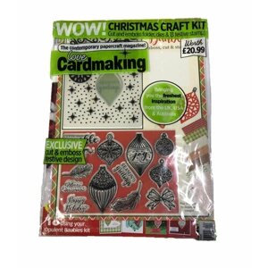 Журнал "Cardmaking LOVE" Christmas craft kit (создание открыток) (на английском языка)