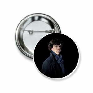 Значок закатный Шерлок, Sherlock №8