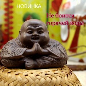 Аксессуар для чайной церемонии На чабань Статуэтка Будда chocolate