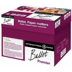 Бумага Ballet A4 Premier 80 г/м² 500 лист, белый 5 пачек