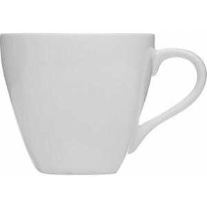 Чашка Kunstwerk чайная 180мл, 107х78х73мм, фарфор, белый