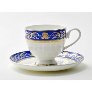 Чашка с блюдцем чайная Лазурит Империал