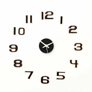 Часы-наклейка, серия: DIY, "Данбери", плавный ход, d-50 см, 1 ААА, микс