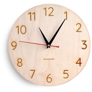 Часы настенные деревянные "Модерн" 30 см бесшумные, на кухню, в гостиную, для раскрашивания