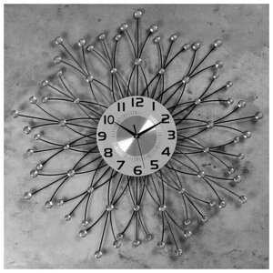 Часы настенные, серия: Ажур, "Фогтланд", плавный ход, d-70 см, циферблат 22 см