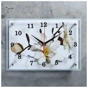 Часы настенные, серия: Цветы, "Орхидея", 25х35 см 1168384