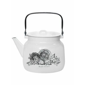 Чайник для плиты Лысьвенские эмали Harvest эмалированный, 3,5 л