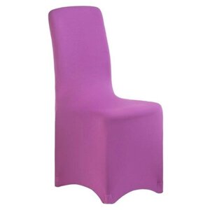 Чехол свадебный на стул, фиолетовый, размер 100х40см
