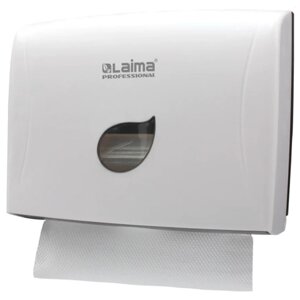 Диспенсер для туалетной бумаги Laima 606547, белый