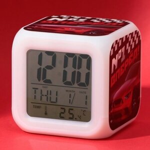 Электронные часы-будильник «1», с подсветкой