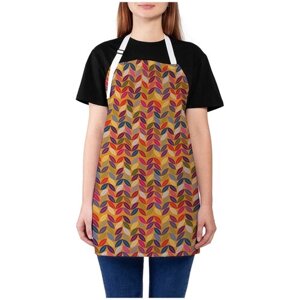 Фартук женский для готовки JoyArty "Разноцветные листья", универсальный размер