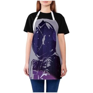 Фартук женский для готовки JoyArty "В темном космосе", универсальный размер