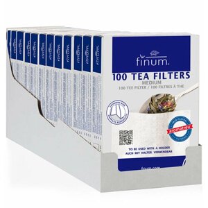 Фильтр пакеты для заваривания чая Finum 100 шт. Medium , размер М