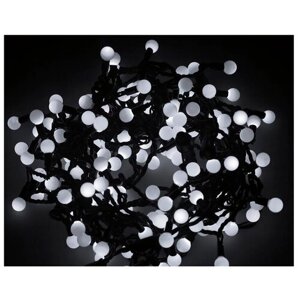 Гирлянда NEON-NIGHT Шарики, 1 шт. в наборе, 10 м, 80 ламп, белый/черный провод