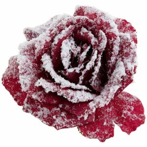 Искусственные цветы для декора "роза" 15 см