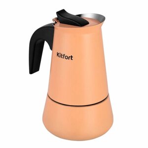 Кофеварка гейзерная Kitfort КТ-7148-2 персиковый