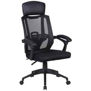 Компьютерное кресло Brabix Nexus ER-401 офисное, обивка: искусственная кожа/текстиль, цвет: черный