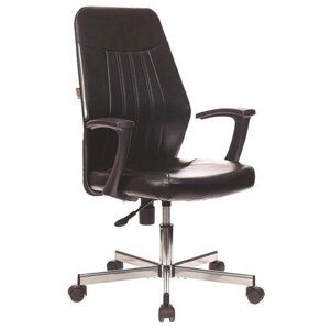Компьютерное кресло EasyChair 224 DSL PPU офисное, обивка: искусственная кожа, цвет: черный