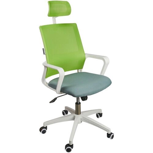 Компьютерное кресло NORDEN Бит универсальное, обивка: текстиль, цвет: зеленый/серый
