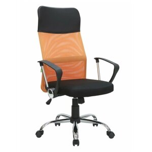 Компьютерное кресло Riva 8074 офисное, обивка: искусственная кожа/текстиль, цвет: оранжевый