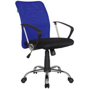 Компьютерное кресло Riva 8075 офисное, обивка: сетка/текстиль, цвет: синий