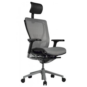 Компьютерное кресло Schairs AEON-A01S офисное, обивка: сетка/текстиль, цвет: grey
