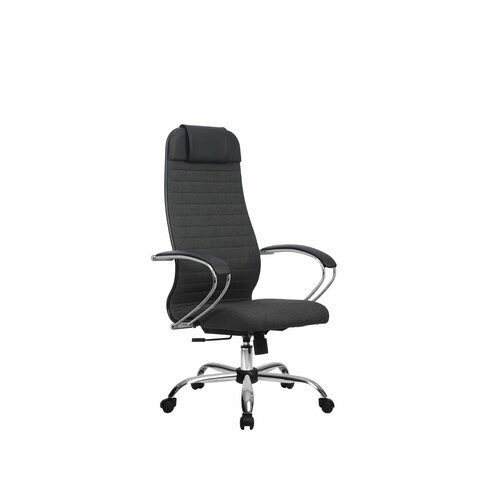 Компьютерное офисное кресло МЕТТА-27 (MPRU)/подл. 131/осн. 003 Темно-серое