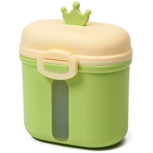 Контейнер для хранения детского питания Mum&Baby "Корона", 360 гр., цвет зеленый