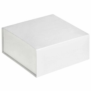 Коробка подарочная белая, 26х25х11 см.