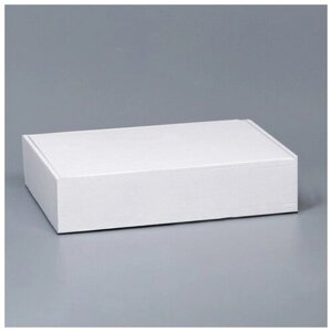 Коробка самосборная, белая, 36,5 х 25,5 х 9 см,5 шт)