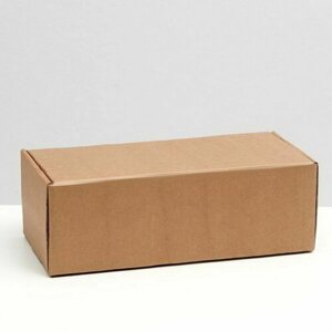 Коробка самосборная, без окна, крафт, 16 x 35 x 12 см, 5 шт.